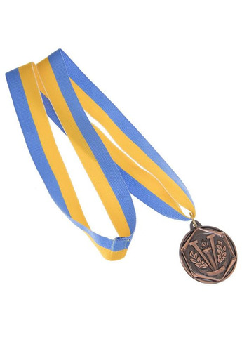 Медаль спортивная с лентой C-3169 ZING (металл, d-5см, 20g, 3-бронза) SP-Sport (361435566)