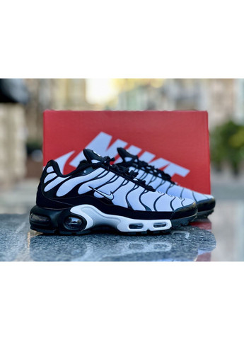 КРОСІВКИ ЖІНОЧІ NIKE AIR MAX PLUS TN WHITE / BLACK НАЙК АІР МАКС ТН ПЛЮС No Brand чорні демісезони (367168695)