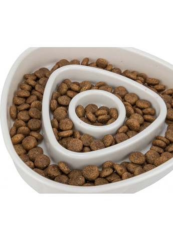 Миска Медленное кормление для кошек, 15х15 см, 350 мл (серая) Trixie (355255595)