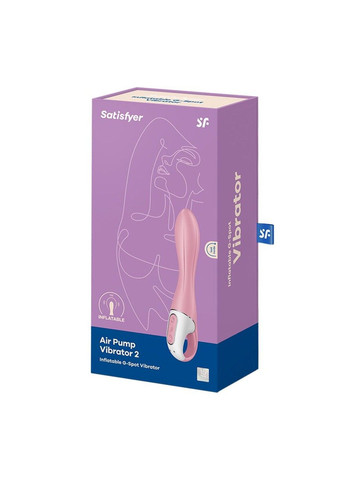 Вібратор точки G надувний Air Pump Vibrator 2 Satisfyer (333332747)