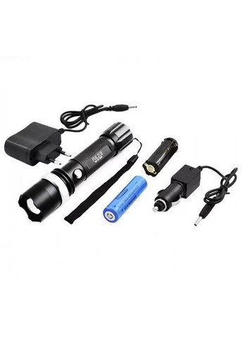 Ліхтар ручний з акумулятором заряджання та кріплення на велос. з Zoom X-Balog XPE Cree BL-T8628 (код: BL-T8628) Bailong (365865085)