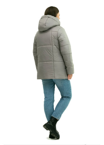 Оливковая зимняя женская зимняя куртка большого размера SK