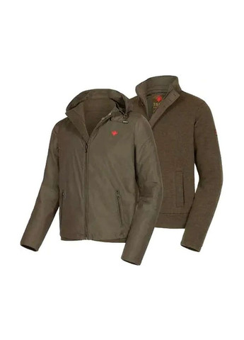 Коричнева демісезонна куртка nova оливковий (m508537) Hallyard Nova Оливковий 3XL