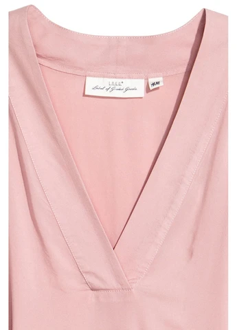 Светло-розовое платье лето,бледно-розовый, H&M