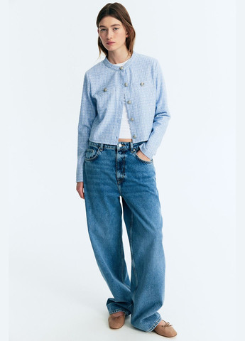 Голубой демисезонный кардиган H&M