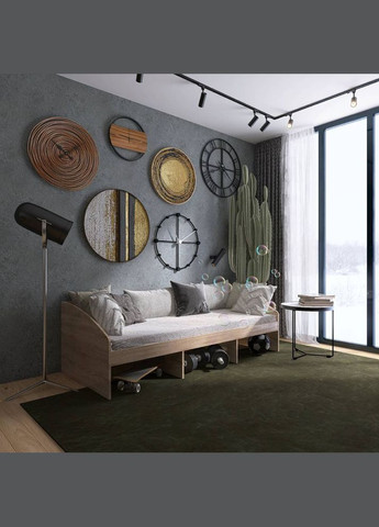 Кровать односпальная Комфорт 3 193х84х59 см Дуб сонома (EVR-5730) Еверест (322611815)