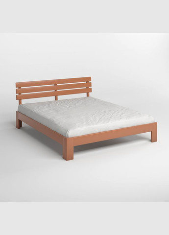 Двоспальне дерев'яне ліжко Новара (RAL8025) 140х200 см (MBG-4119) Mebigrand (368282693)