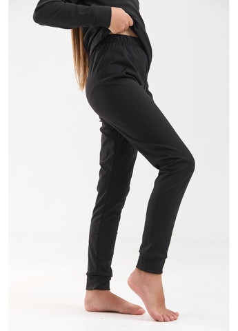 Термобілизна Дитяча для дівчаток та хлопчиків чорна на флісі No Brand (365830128)