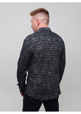 Темно-синяя повседневный рубашка в клетку Jean Piere