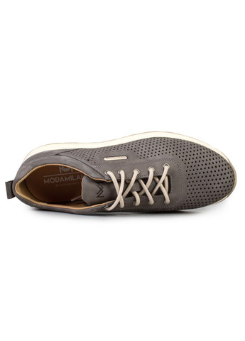 Серые демисезонные кроссовки мужские бренда 9200526_(1) ModaMilano