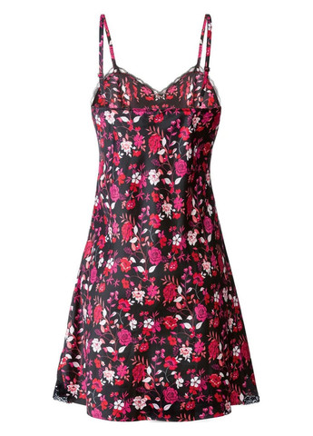 Нічна сорочка атласна з мереживом для жінки LIDL 370160 38(S) Різнобарвний Esmara (362412891)