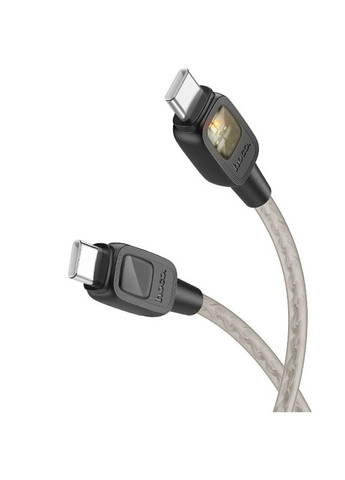 Кабель USB Type-C для USB Type-C / Провод шнур юсб тайп си на юсб тайп си для быстрой зарядки и передачи данных 1,2м Hoco (356102701)