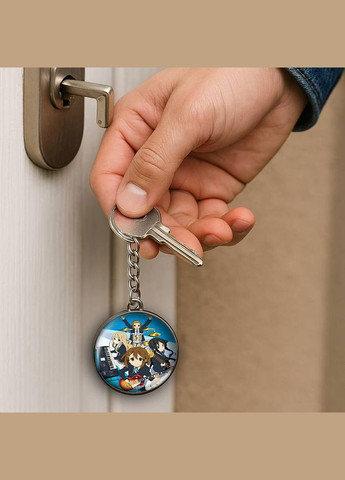 Набор подвеска (кулон) и брелок Аниме Кей-Он #05 (подарочный набор) No Brand (332633972)