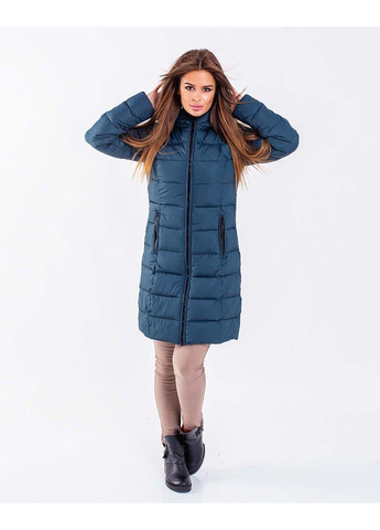 Бирюзовый зимний Пуховик indigo.limited