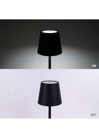 Настільна світлодіодна лампа BRIZ 4W V SENSOR 110×380-BLACK-DC5V/2A-IP43 ESLLSE (301020896)