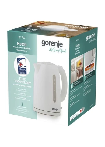 Электрочайник K17W White [148611] Gorenje (400890913)