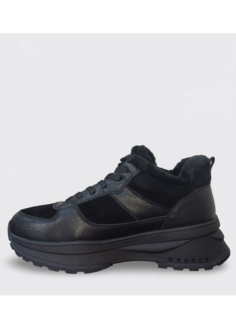 Кросівки жіночі зимові утеплені чорні (650-1) 39 No Brand чорні зими (366249176)