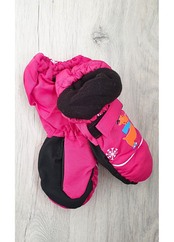 Балоновые перчатки на флисе для мальчиков и девочек 1-3 года No Brand (363057918)