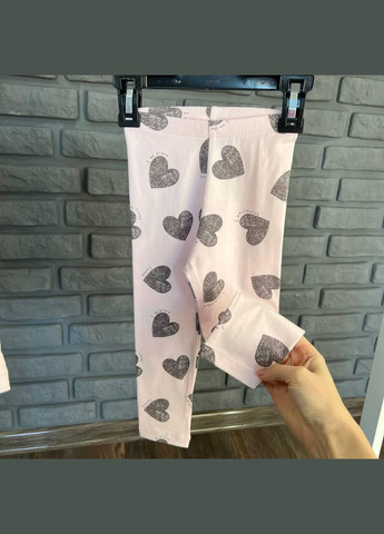 Рожевий демісезонний дитячий костюм кофта та лосіни рожевий 18-24міс (86-92см) George