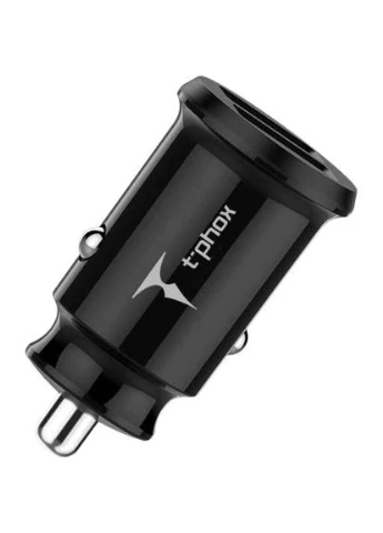 Автомобильное зарядное устройство Charger Set 2.4A Dual+MicroUSB cable 1.2 м Black (T-S09 SET M B) T-PHOX (322912885)