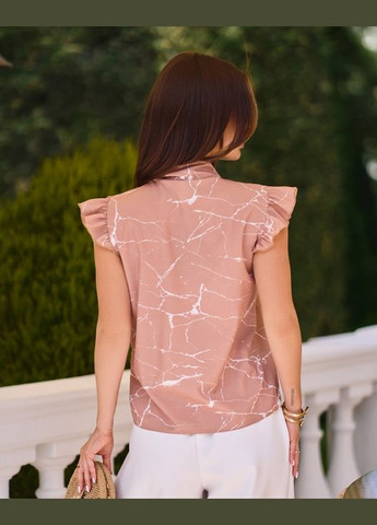 Бежевая блузы ISSA PLUS SA-636