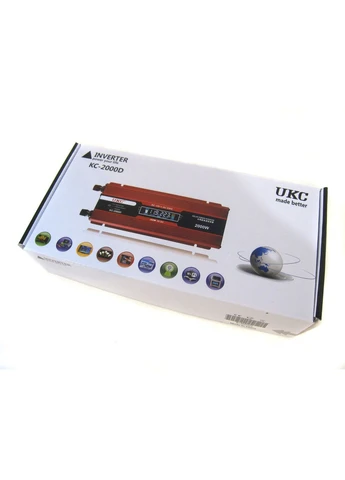 Оригінал! Перетворювач UKC авто інвертор 12В-220В 2000W LCD KC-2000D AeroStream (400169208)