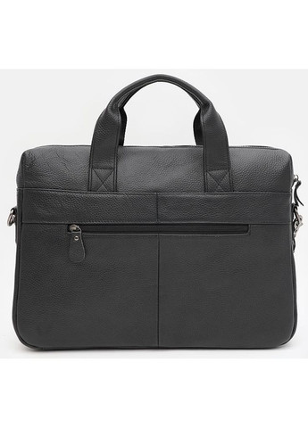 Сумка портфель через плечо мужская из натуральной кожи для документов А4 большая черный 38155 Borsa Leather (355245127)