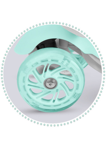 Самокат детский трехколесный Buggy мятный Ricokids (332202225)