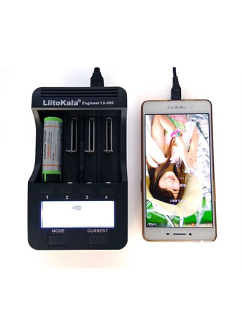 LII-500 Smart Universal LCD LI-ion Ni Mh AA AAA 10440 14500 16340 17335 17500 18490 17670 18650 Зарядное устройство LiitoKala (370456169)