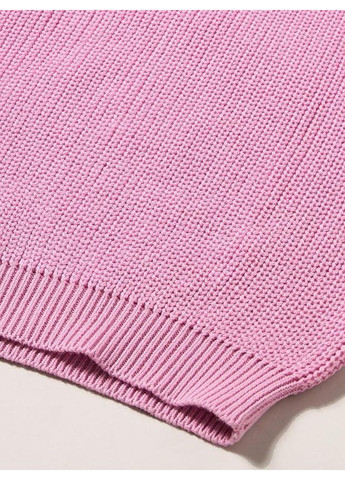 Розовый зимний детский вязаный свитер для девочки розовый (25111273) джемпер Green Cotton