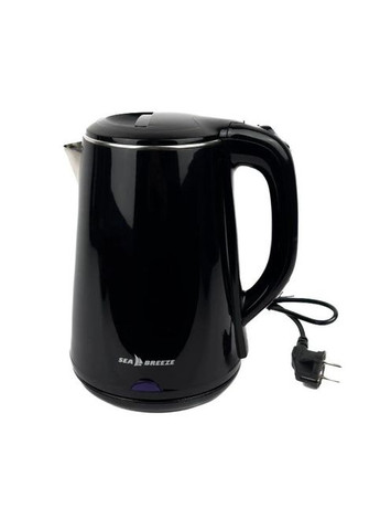 Електрочайник SB-0202 1,8 л чайник-термос 1500 Вт Чорний Sea Breeze (315424115)