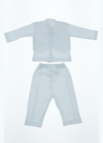 Білий демісезонний комплект на виписку для хлопчика інтерлок білий 62 см (40432) BABYKROHA