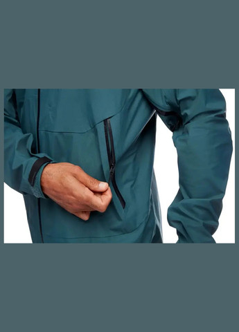 Комбинированная демисезонная куртка en’s highline shell raging sea Black Diamond