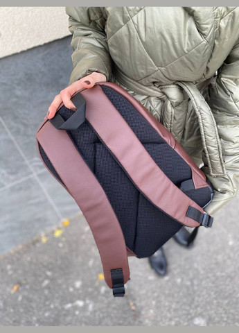 Коричневый рюкзак мужской женский портфель для ноутбука Town Style brown No Brand (307472523)