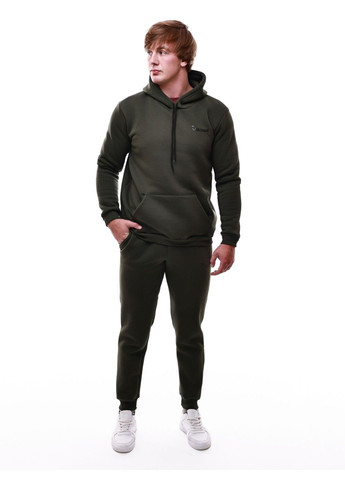 Оливковый (хаки) костюм спортивный мужской Лотос