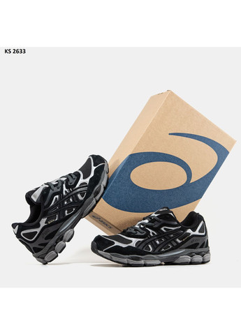 Черные демисезонные кроссовки мужские asics gel-nyc gore-tex black асикс гель нюк No Brand