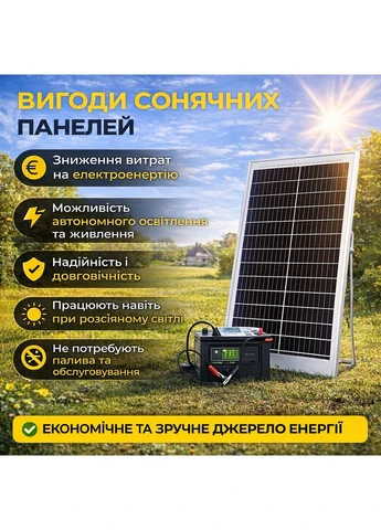 Сонячна панель WL-552 50Вт 12В для автономного живлення, економії електроенергії, зарядки акумуляторів DACIA SP-003 (389531336)