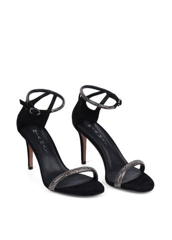 Жіночі Босоніжки S30153-101 Чорний Велюр MiaMay (368527902)