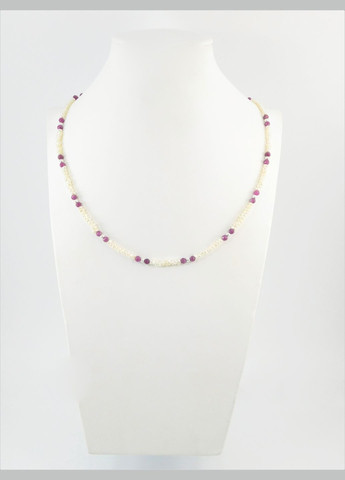 Эксклюзивное ожерелье "Ясмина" Жемчуг Рубин грань Fursa fashion (331022385)