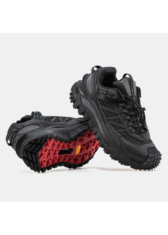 Чорні Осінні кросівки чоловічі moncler trailgrip gore-tex black | монкле треілгріп чорні No Brand