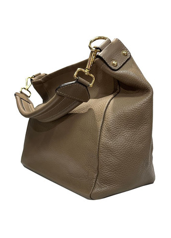 Сумка жіноча шкіряна бежева італійська класична (Д/Ш/В) 31/14/24(см) Felicita (336377614)