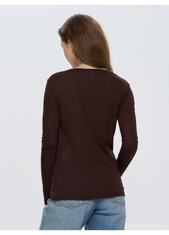 Женский лонгслив из тонкой вискозы белого цвета ТМ РОЗА Роза (360750981)