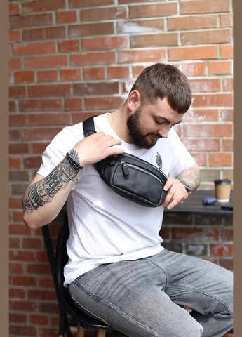 Сумка мужская на пояс из натуральной кожи SKILL (298875791)