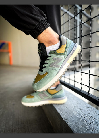 Кросівки жіночі і чоловічі New Balance 574 Legacy x Stone Island lignt green | Нью Беланс 574 зелені No Brand зелені всесезони (311675146)