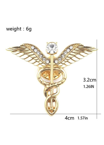 Брошка "Кадуцей" China (345751084)