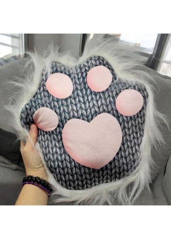 Мягкая игрушка "Лапка" 32 см (мохнатая с принтом) Копиця (365654662)