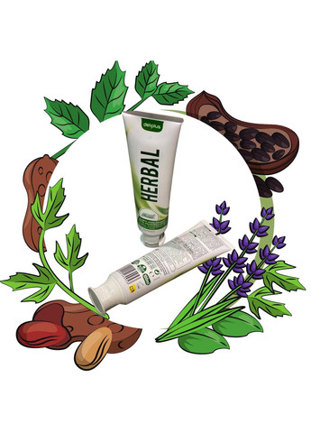 Зубна паста 2в1гелеподібна 100 мл Herbal на травах Deliplus (302802723)