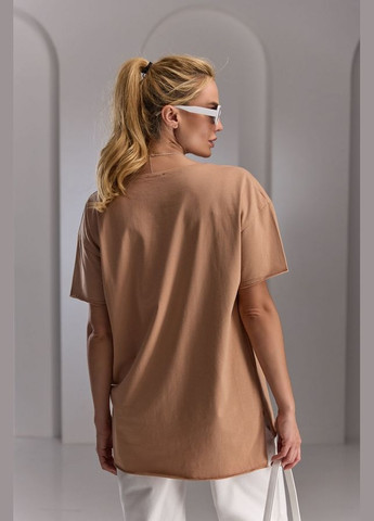 Хлопковая футболка прямого кроя с карманом (3000) Triko Bakh - (334710355)