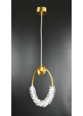 Люстра светодиодная подвесная LED светильник для квартиры на потолок лэд 26482 Латунь 40-180х10х33 см. Sunnysky (324396106)