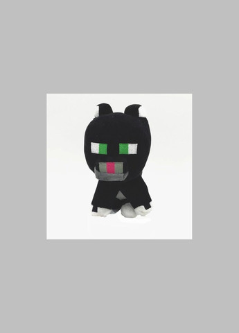 М'яка іграшка Minecraft Димчастий Кіт чорний 17см No Brand (285792224)